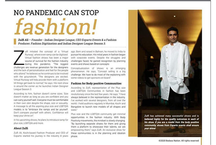 No pandemic can stop fashion!